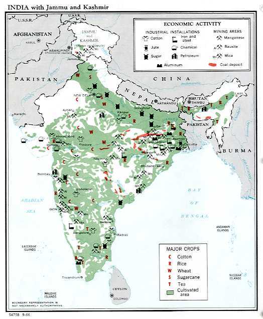 Economic Activity map of India<br /><br />
