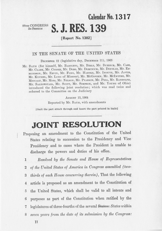 S. J. Res. 139 as reported<br /><br />
