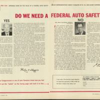 August 1966, Article "Do We Need A Federal Auto Safety Law?"<br />
