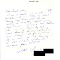 Correspondence from constituent to Senator Albert Gore, Sr., opposing a portion of the Social Security Amendments of 1965 that required food servers to report tips, circa May 10, 1965.