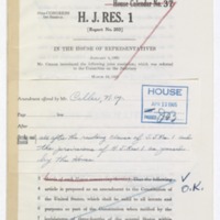 H.J. Res. 1