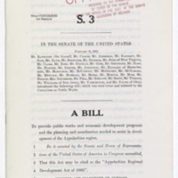 S. 3 Appalachia aid bill