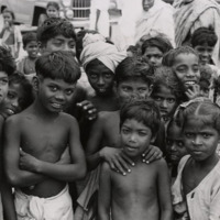Photograph of a group of South Indian children<br /><br />
