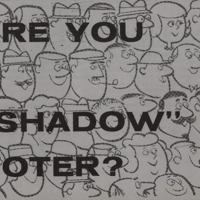 &#039;Are you a Shadow Voter&#039; pamphlet