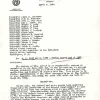 Letter from Assistant Attorney General of the State of Georgia on the Voting Rights Act of 1965<br />
