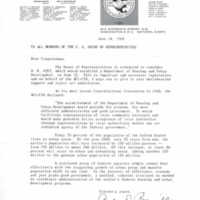 Letter from the American Federation of Labor and Congress of Industrial Organizations<br />
